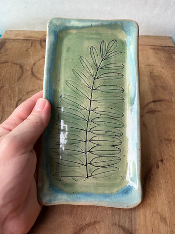 Leaf Pottery - False Indigo Tray