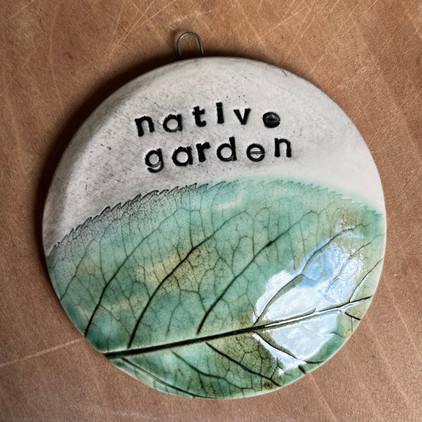 Garden Ornamanet with Native Leaf impression (NG 01)