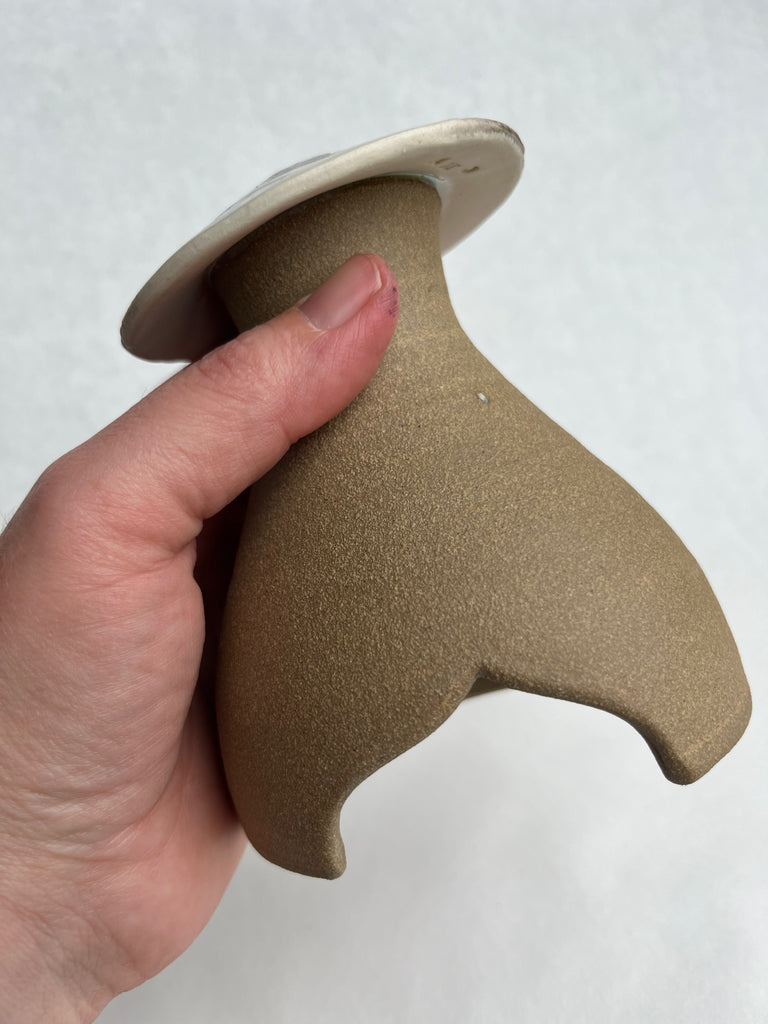 Mushroom Garden House - Common Milkweed leaf impression (Q08)